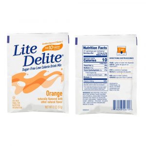 LITE DELITE Sugar Free Orange Drink Mix 12 Count – 2 Oz