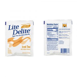 LITE DELITE Sugar Free Iced Tea Drink Mix 12 Count – 2 Oz