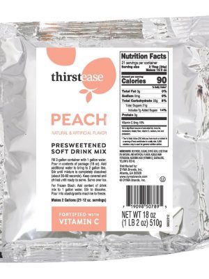 Thirst Ease  Peach Drink Mix 12 Count – 18 Oz