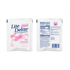 Lite Delite Sugar Free Pink Lemonade Drink Mix 12 Count – 2 Oz