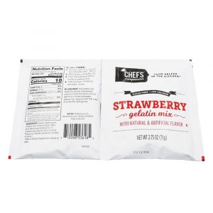 Chef’s Companion™ Sugar Free Strawberry Gelatin Mix 18 Count – 2.75 Oz