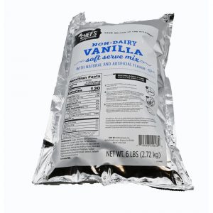 Chef’s Companion™ Vanilla Non-Dairy Soft Serve Mix 6/6 Lb