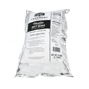 Treemont Select  Non-Dairy Vanilla Soft Serve 6 Count – 6 Lbs